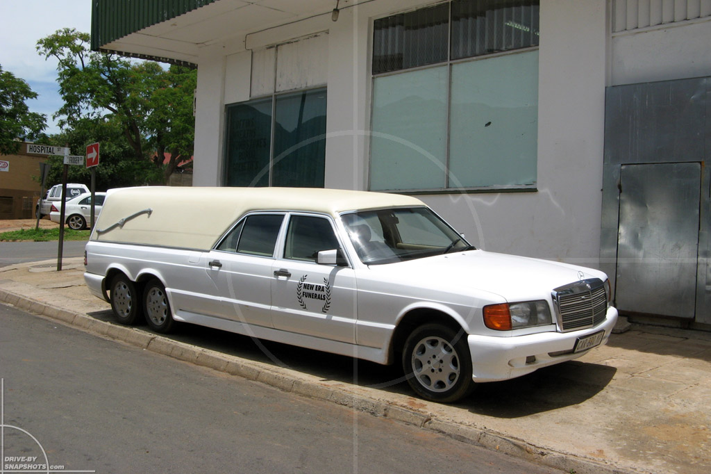 Mercedes glass back hearse