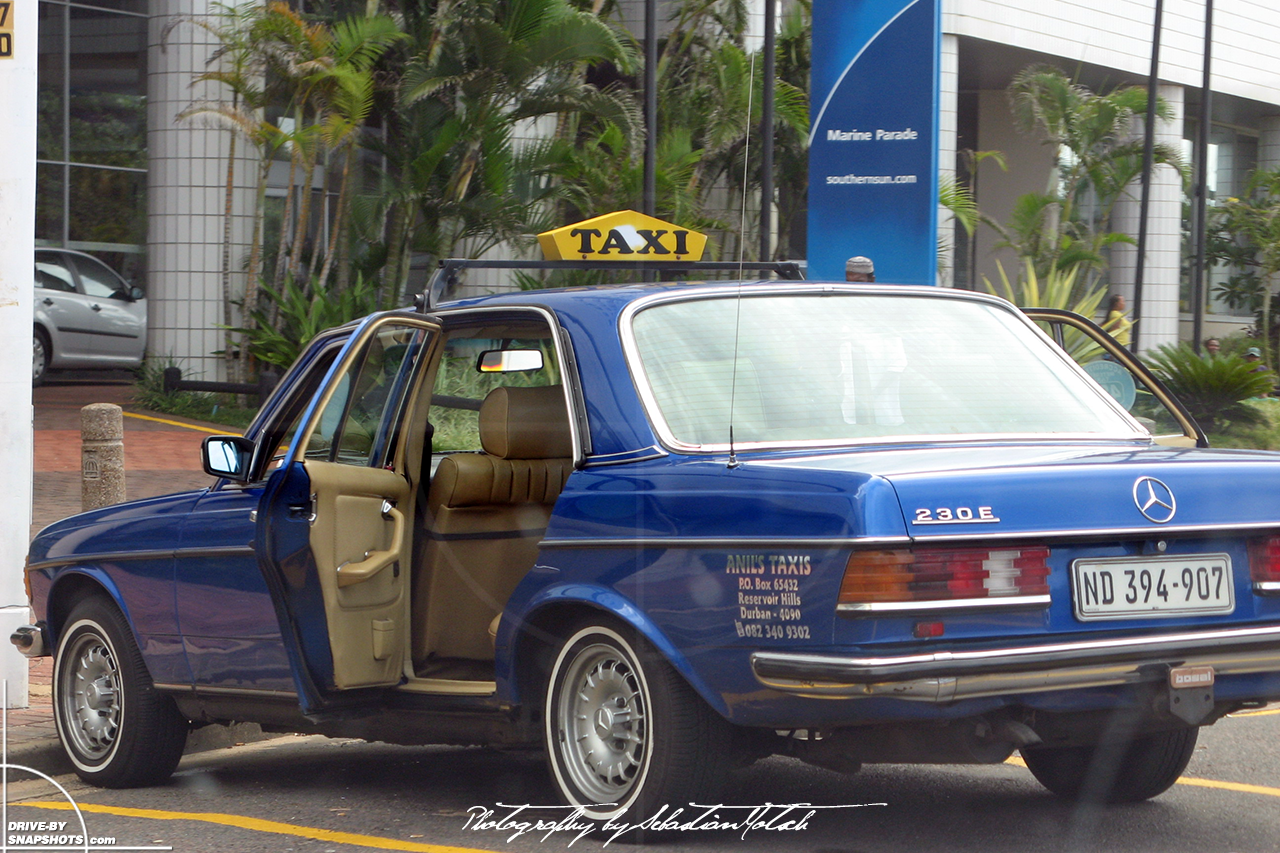 Mercedes-Benz W123 Taxi Durban South Africa | Drive-by Snapshots by Sebastian Motsch (2008)
