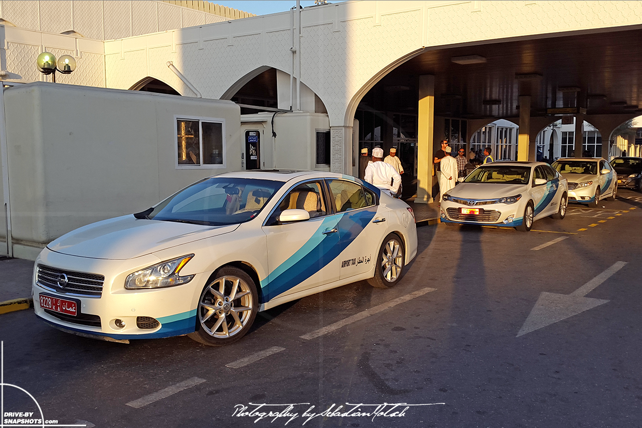 Nissan Altima Airport Taxi MCT Muscat Oman | Drive-by Snapshots by Sebastian Motsch (2015)