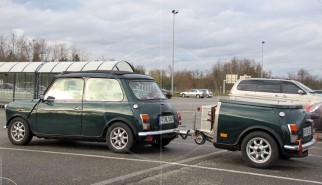 Mini Mk1 with Trailer | Drive-by Snapshots by Sebastian Motsch (2010)