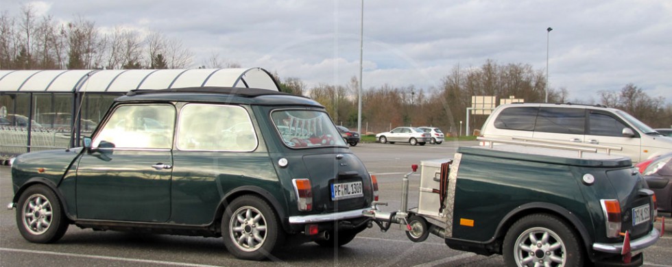 Mini Mk1 with Trailer | Drive-by Snapshots by Sebastian Motsch (2010)