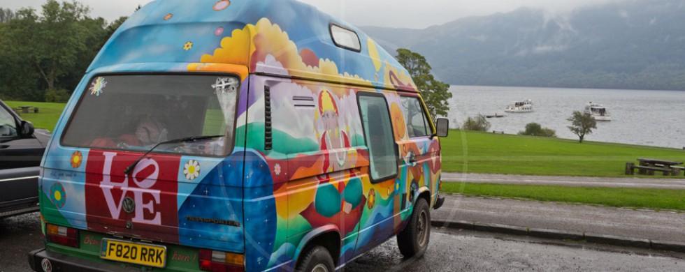 Volkswagen T3 Camper Colorful Scotland | Drive-by Snapshots by Sebastian Motsch (2013)