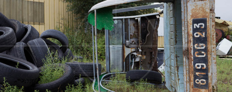 Station Service Ouverte France | Drive-by Snapshots by Sebastian Motsch (2013)