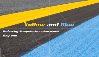 Color Week Yellow and Blue | Drive-by Snapshots by Sebastian Motsch (2014)