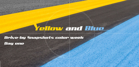 Color Week Yellow and Blue | Drive-by Snapshots by Sebastian Motsch (2014)