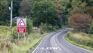 Reduce Speed Now Scotland | Drive-by Snapshots by Sebastian Motsch (2013)