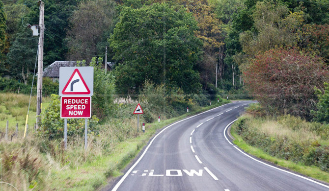 Reduce Speed Now Scotland | Drive-by Snapshots by Sebastian Motsch (2013)