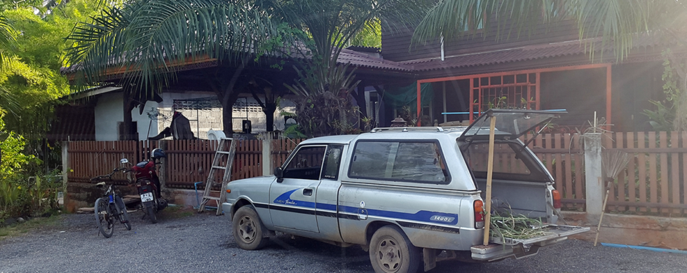 Mazda Familia 1400 pick-up Surat Thani Thailand | Drive-by Snapshots by Sebastian Motsch (2016)