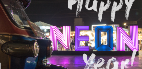 TukTuk Happy New Year Bangkok Neon Nightmarket | travel photography by Sebastian Motsch (2018)