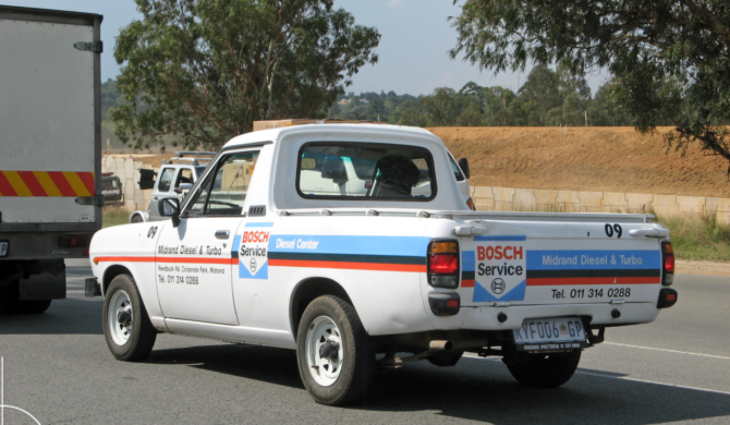 Nissan Bakkie 1400 Pick-up South Africa Midrand Bosch Diesel Center | Drive-by Snapshots by Sebastian Motsch (2008)