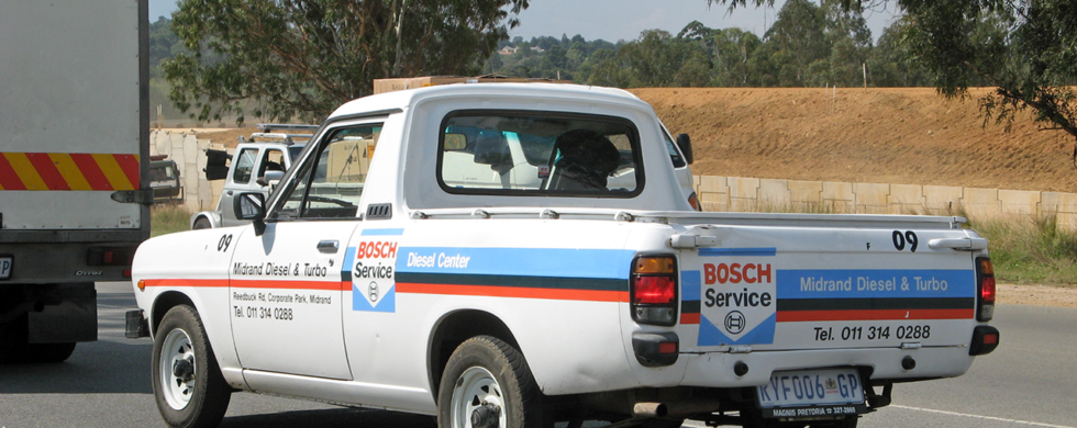 Nissan Bakkie 1400 Pick-up South Africa Midrand Bosch Diesel Center | Drive-by Snapshots by Sebastian Motsch (2008)